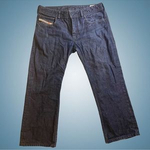 DIESEL INDUSTRY Zatiny wash 0087Z W31 L34 dark-wash denim jeans